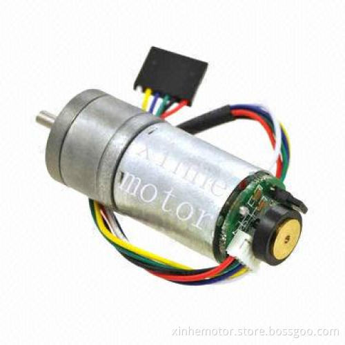 25mm Metal gear motor with encoder of robot, low noise, big torque